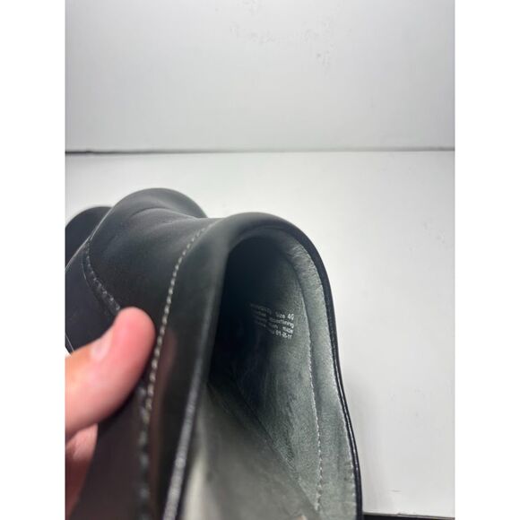 Dansko Women's Mule Shoes Size 40 9.5 black leather embossed slip on clog goth - Picture 6 of 6